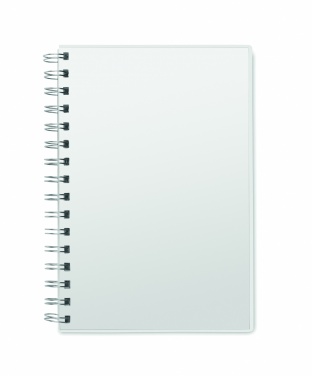Logo trade promotional gift photo of: A5 RPET notebook recycled lined