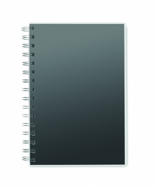 Logo trade promotional products image of: A5 RPET notebook recycled lined