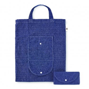 Logo trade promotional giveaways image of: Foldable shopper bag 140 gr/m²