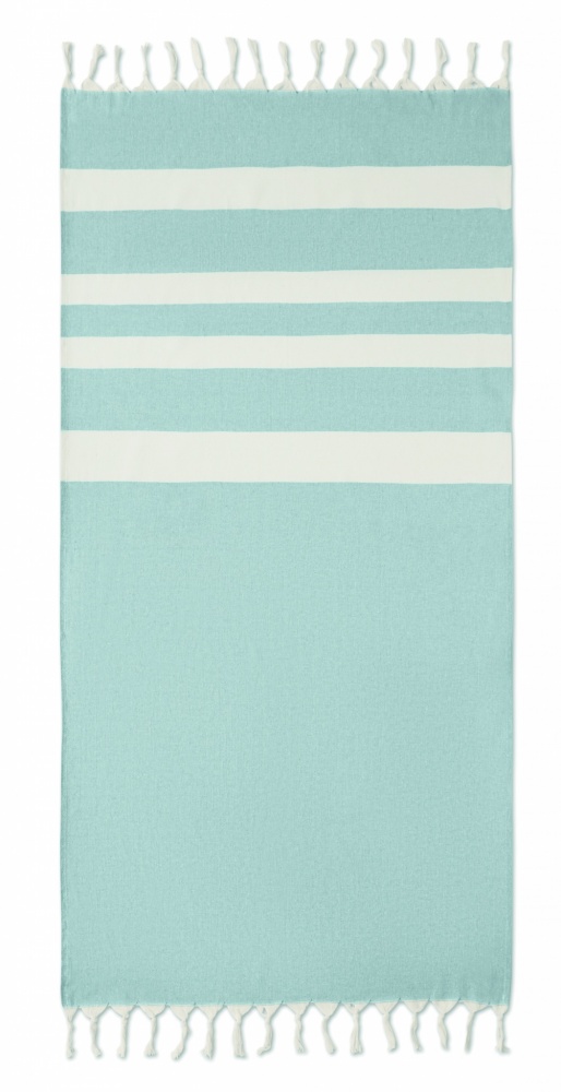 Logo trade business gift photo of: Hamman towel blanket 140 gr/m²