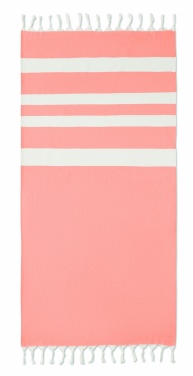 Logo trade corporate gifts image of: Hamman towel blanket 140 gr/m²