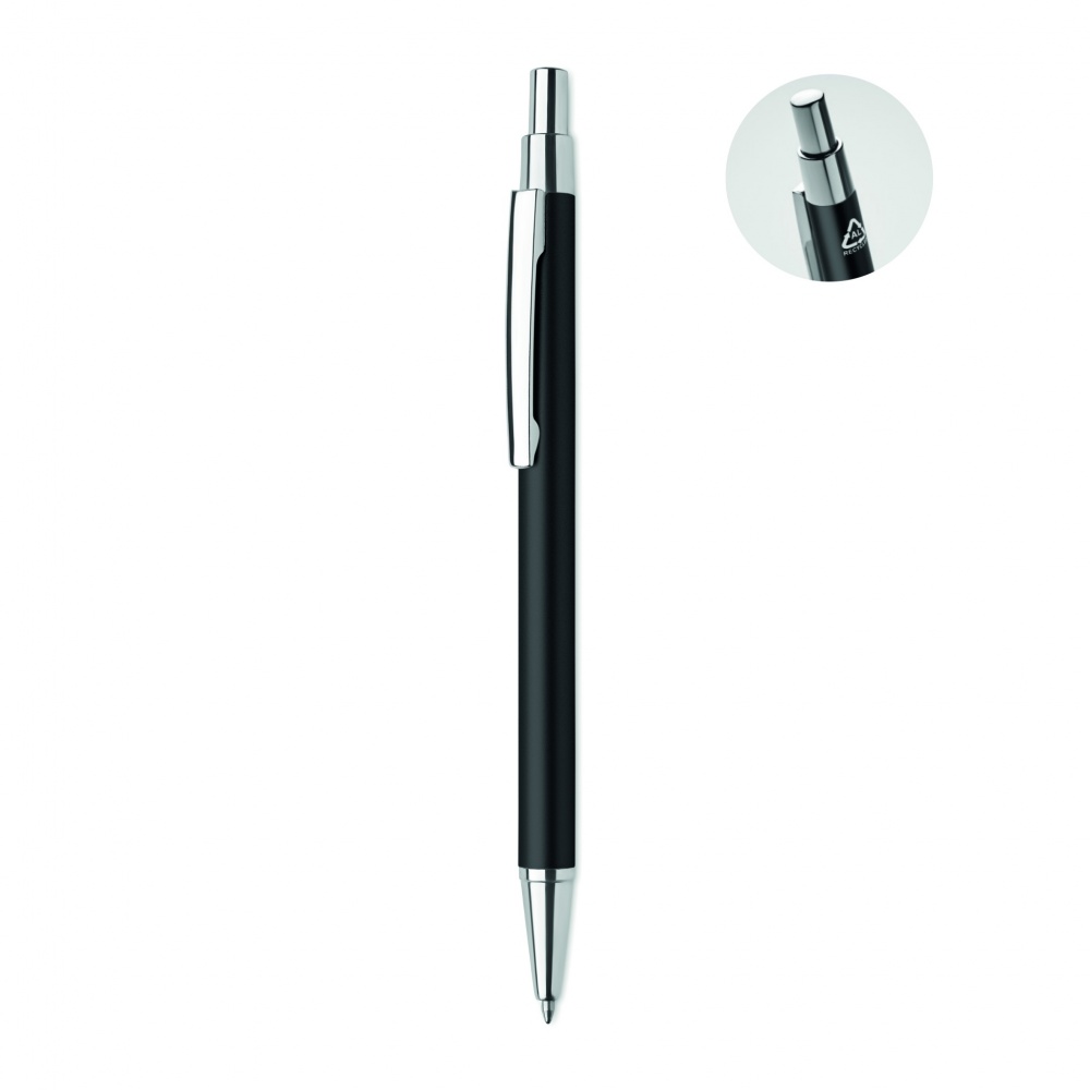 Logo trade promotional items picture of: Recycled aluminium ball pen