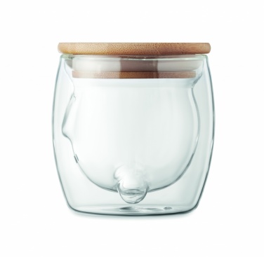 Logo trade promotional gifts picture of: Double wall borosilicate mug