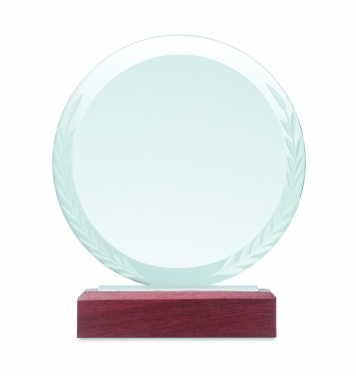 Logo trade promotional gift photo of: Round award plaque