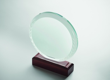 Logo trade promotional merchandise photo of: Round award plaque