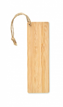 Logotrade advertising products photo of: Bamboo bookmark