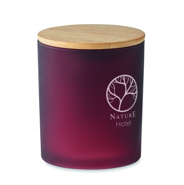 Logo trade promotional merchandise image of: Plant based wax candle 280 gr