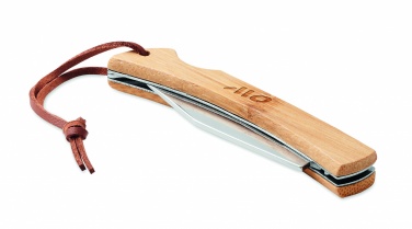 Logotrade corporate gifts photo of: Foldable knife in bamboo