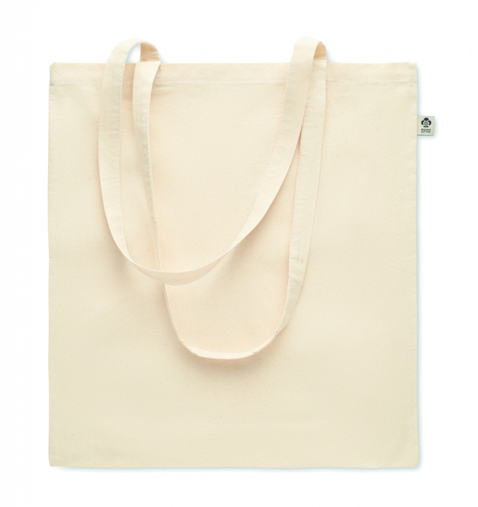 Logo trade corporate gifts image of: Organic cotton shopping bag