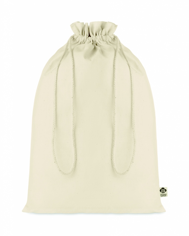 Logo trade business gifts image of: Large organic cotton gift bag