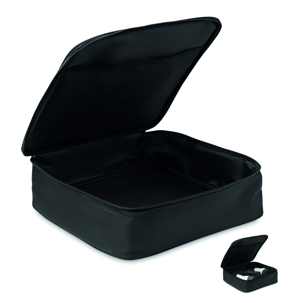 Logotrade corporate gift picture of: 600D RPET cable car bag