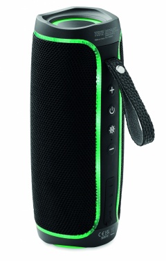 Logo trade promotional items image of: 2x5 LED Wireless speaker IPX4