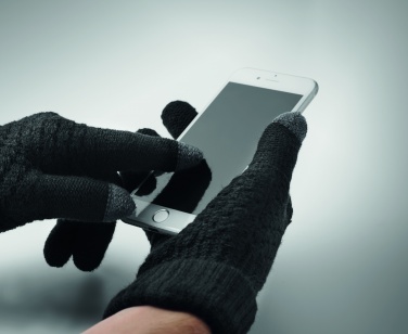 Logo trade promotional products picture of: Rpet tactile gloves