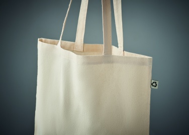 Logo trade promotional item photo of: Recycled cotton shopping bag