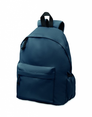Logo trade business gifts image of: 600D RPET polyester backpack
