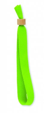 Logo trade promotional merchandise photo of: RPET polyester wristband