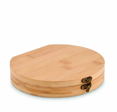 Logo trade corporate gift photo of: 15 piece tool set bamboo case