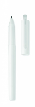 Logo trade promotional items image of: RPET blue gel ink ball pen