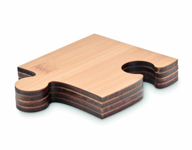 Logotrade promotional giveaway image of: Set of 4 puzzle coasters