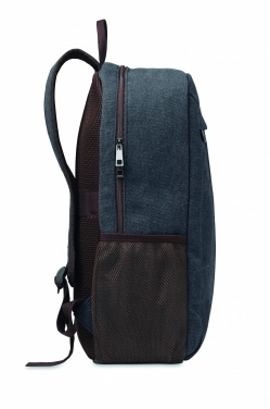 Logo trade promotional giveaway photo of: Laptop backpack in canvas