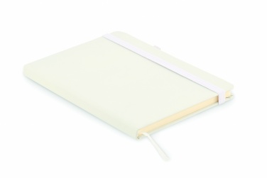 Logo trade promotional gifts image of: Recycled Leather A5 notebook