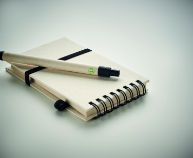 Logo trade advertising products image of: A6 milk carton notebook set