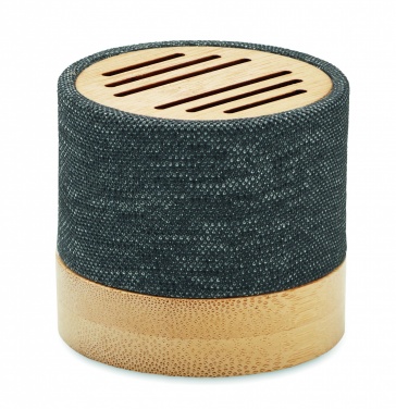 Logotrade promotional gift picture of: Bamboo RPET wireless speaker