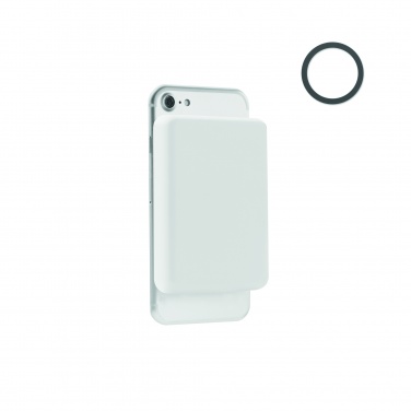 Logo trade advertising product photo of: Magnetic wireless charger 15W powerbank 5000 mAh