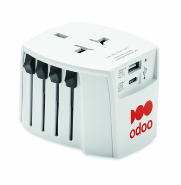 Logo trade promotional giveaway photo of: Skross MUV USB A/C adapter