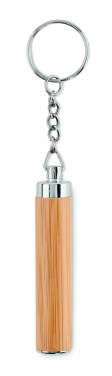 Logotrade promotional merchandise photo of: Mini bamboo torch with keyring