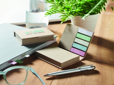 Logo trade promotional products image of: Recycled memo pad set