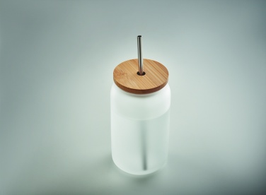 Logo trade promotional products image of: Sublimation mason jar 400 ml