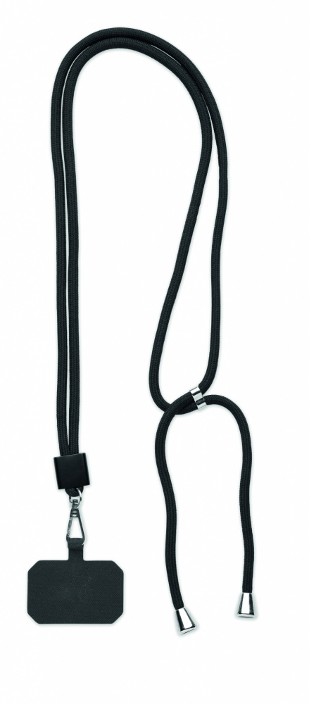 Logotrade promotional items photo of: RPET Phone holder lanyard