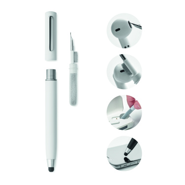 Logo trade promotional merchandise photo of: Stylus pen TWS cleanning set