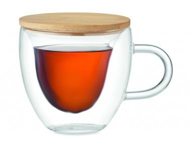 Logo trade business gift photo of: Double wall borosilicate glass