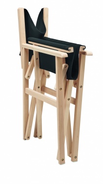 Logotrade promotional gift image of: Foldable wooden beach chair