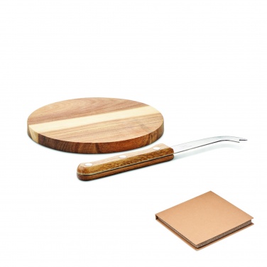 Logotrade promotional gift picture of: Acacia cheese board set Dresden