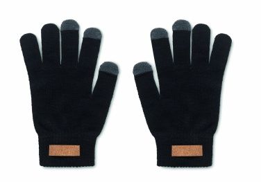 Logotrade promotional merchandise picture of: RPET tactile gloves