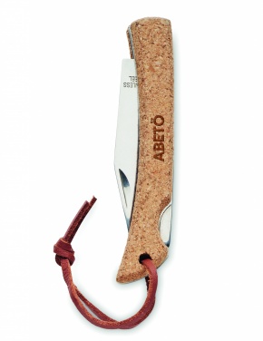 Logotrade promotional gift picture of: Foldable knife with cork