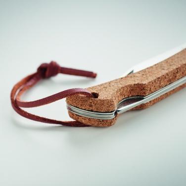 Logotrade promotional item picture of: Foldable knife with cork
