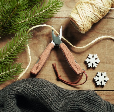Logotrade promotional item image of: Multi tool pocket knife cork