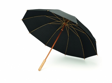Logo trade promotional items picture of: 23,5 inch RPET/bamboo umbrella