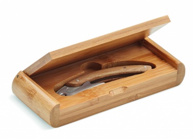 Logo trade promotional merchandise picture of: Waiter's knife in bamboo