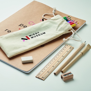 Logotrade corporate gifts photo of: Kids drawing set in drawstring