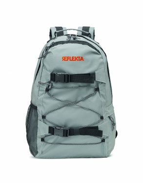 Logo trade promotional products image of: High reflective backpack 190T
