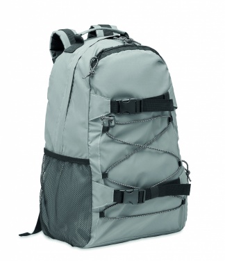 Logo trade promotional gifts image of: High reflective backpack 190T