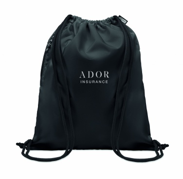 Logotrade promotional product image of: Large drawstring bag 300D RPET
