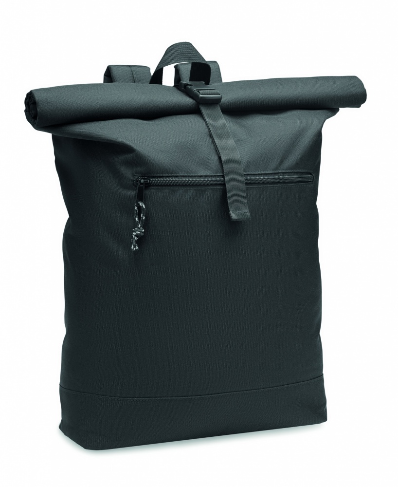 Logotrade promotional item image of: 600D RPET rolltop backpack