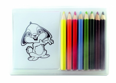 Logotrade corporate gift picture of: Wooden pencil colouring set