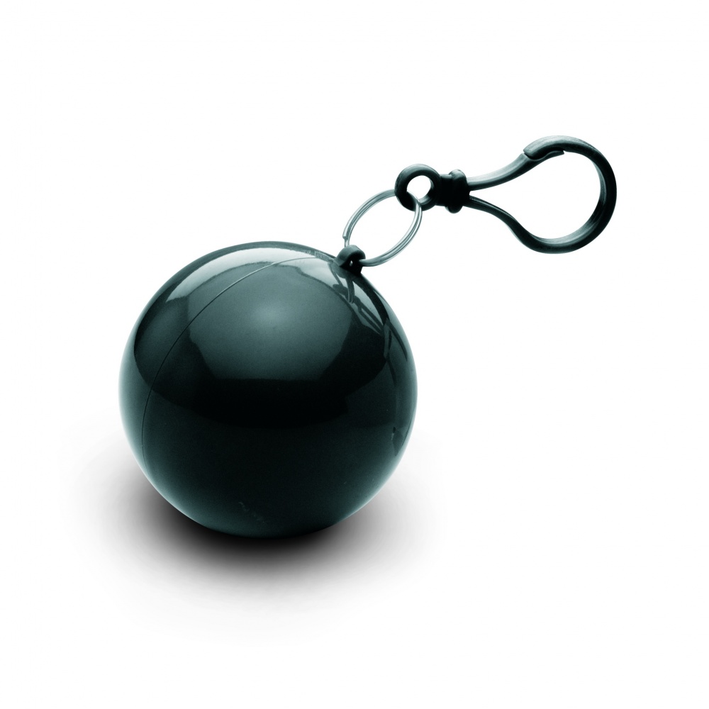 Logo trade promotional merchandise image of: Poncho in round container